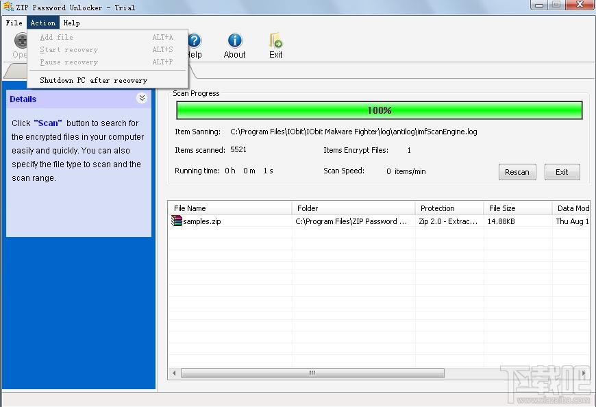ZIP Password Unlocker,ZIP密码破解软件