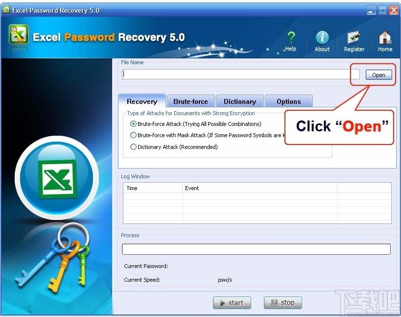 Excel Password Unlocker下载,Excel密码恢复软件
