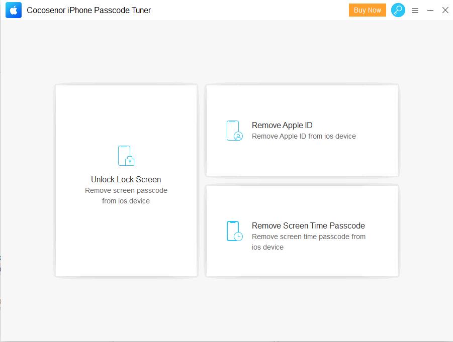 Cocosenor iPhone Passcode Tuner下载,密,密码删除,解密工具