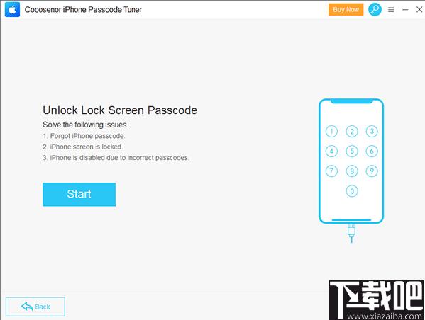 Cocosenor iPhone Passcode Tuner下载,密,密码删除,解密工具