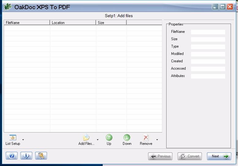 OakDoc XPS to PDF Converter,XPS转PDF,文件转换