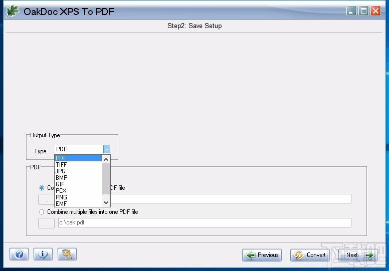 OakDoc XPS to PDF Converter,XPS转PDF,文件转换