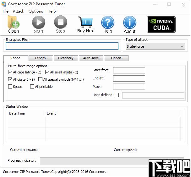 Cocosenor ZIP Password Tuner下载,密码恢复